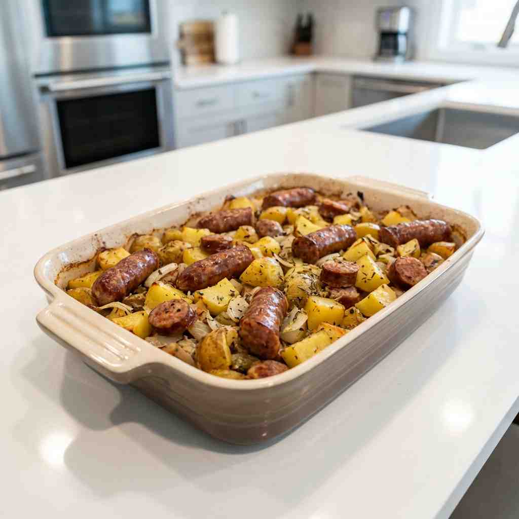 Amish Sausage and Potatoes